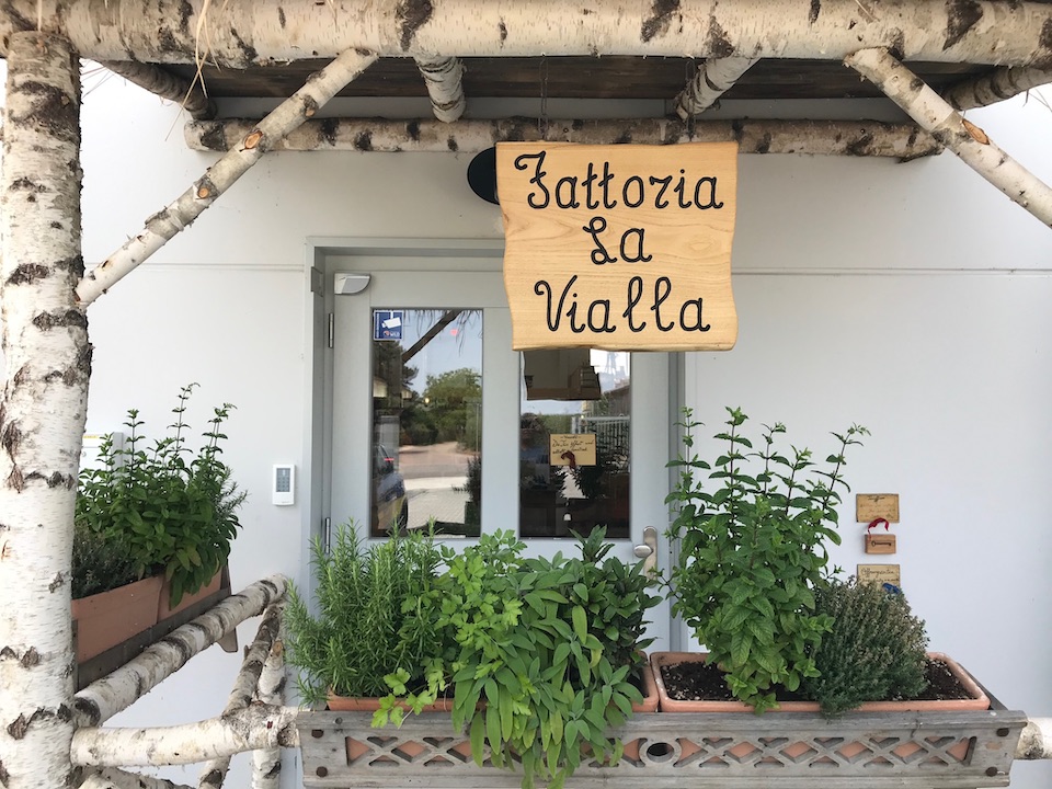 Eingang zur Dispensa della Fattoria La Vialla